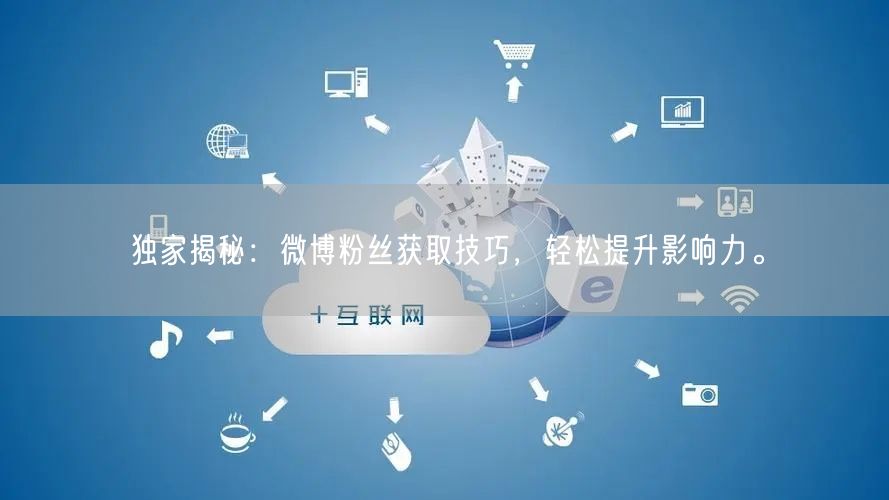 独家揭秘：微博粉丝获取技巧，轻松提升影响力。