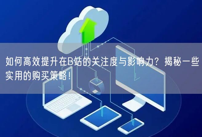 如何高效提升在B站的关注度与影响力？揭秘一些实用的购买策略！