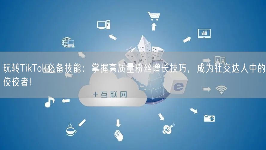玩转TikTok必备技能：掌握高质量粉丝增长技巧，成为社交达人中的佼佼者！