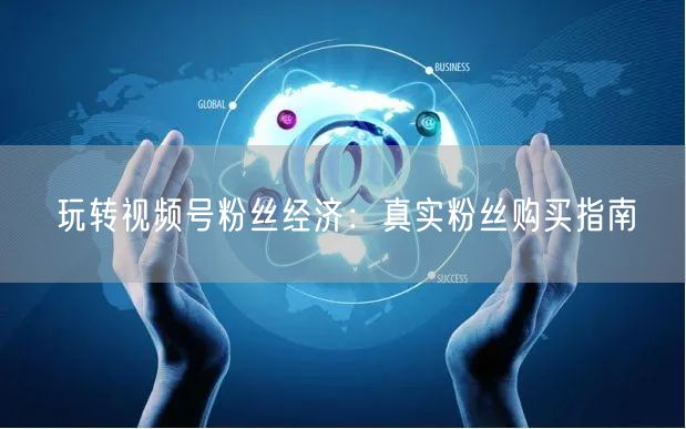 玩转视频号粉丝经济：真实粉丝购买指南