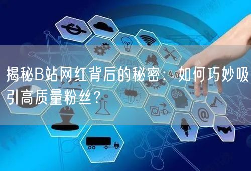 揭秘B站网红背后的秘密：如何巧妙吸引高质量粉丝？
