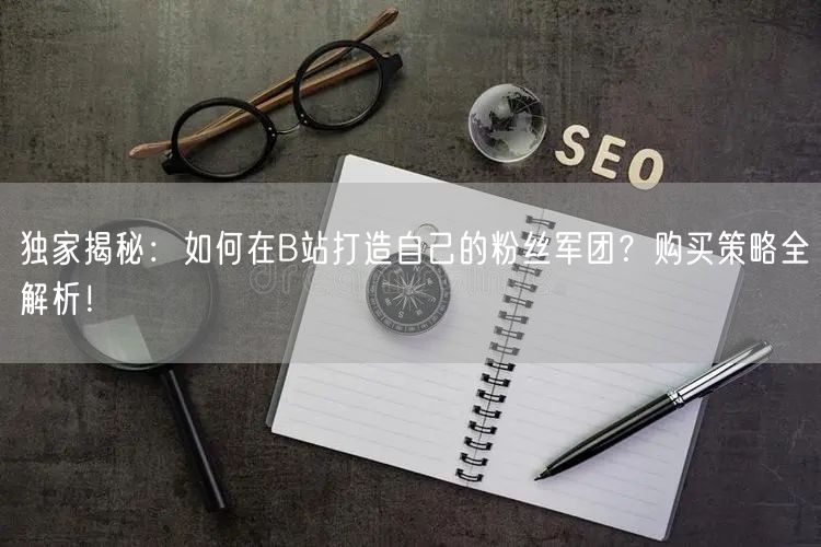 独家揭秘：如何在B站打造自己的粉丝军团？购买策略全解析！