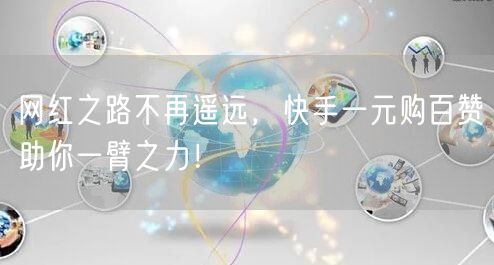 网红之路不再遥远，快手一元购百赞助你一臂之力！