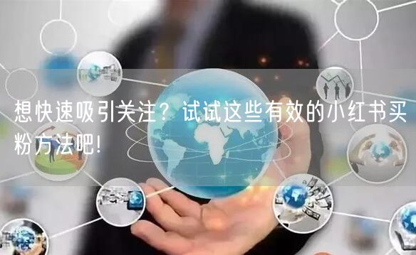 想快速吸引关注？试试这些有效的小红书买粉方法吧!