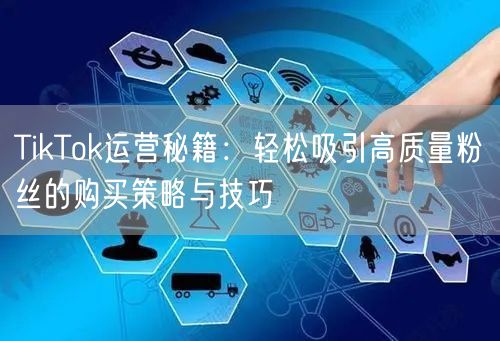TikTok运营秘籍：轻松吸引高质量粉丝的购买策略与技巧