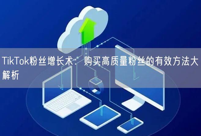 TikTok粉丝增长术：购买高质量粉丝的有效方法大解析
