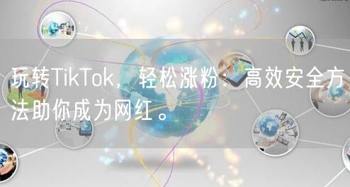 玩转TikTok，轻松涨粉：高效安全方法助你成为网红。
