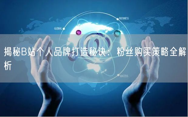 揭秘B站个人品牌打造秘诀：粉丝购买策略全解析