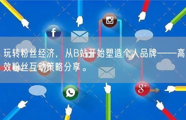 玩转粉丝经济，从B站开始塑造个人品牌——高效粉丝互动策略分享。