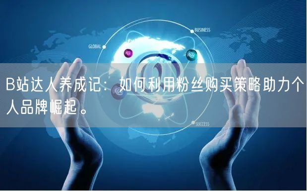 B站达人养成记：如何利用粉丝购买策略助力个人品牌崛起。