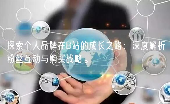 探索个人品牌在B站的成长之路：深度解析粉丝互动与购买战略。
