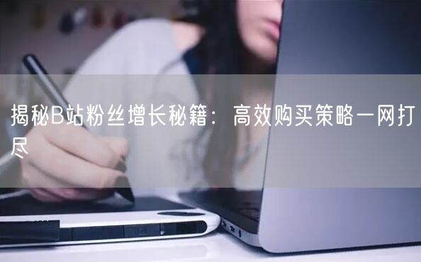 揭秘B站粉丝增长秘籍：高效购买策略一网打尽