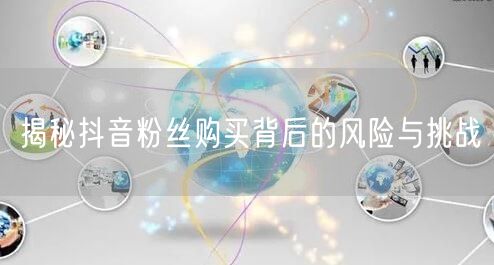 揭秘抖音粉丝购买背后的风险与挑战