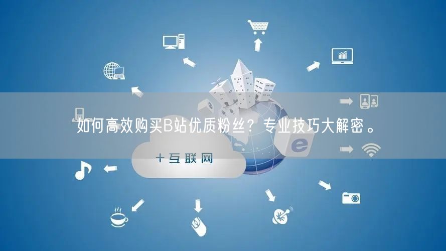 如何高效购买B站优质粉丝？专业技巧大解密。