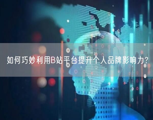 如何巧妙利用B站平台提升个人品牌影响力？