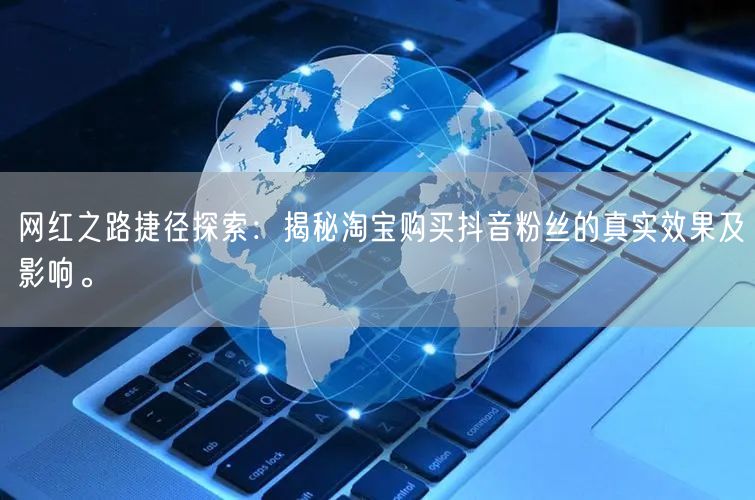 网红之路捷径探索：揭秘淘宝购买抖音粉丝的真实效果及影响。