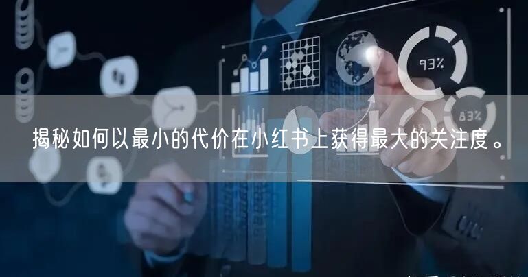 揭秘如何以最小的代价在小红书上获得最大的关注度。