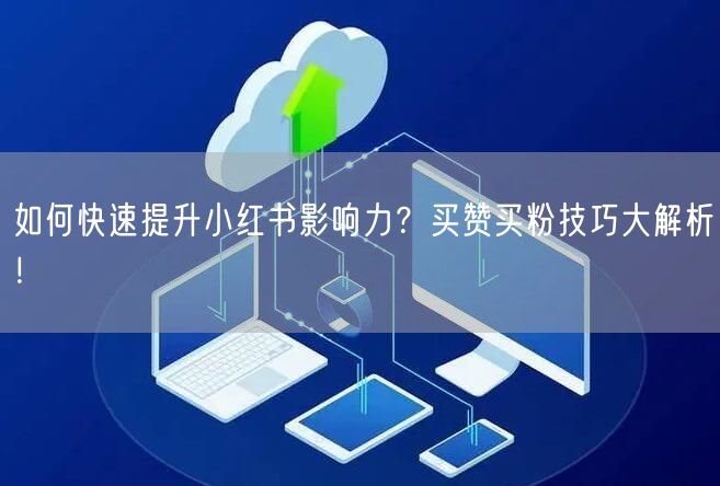 如何快速提升小红书影响力？买赞买粉技巧大解析！