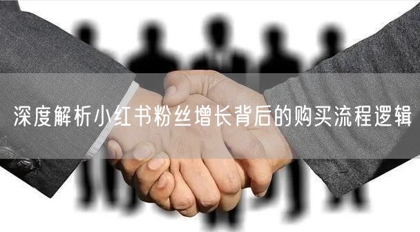深度解析小红书粉丝增长背后的购买流程逻辑