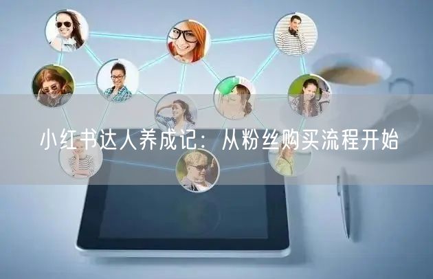 小红书达人养成记：从粉丝购买流程开始