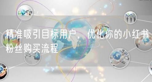 精准吸引目标用户，优化你的小红书粉丝购买流程