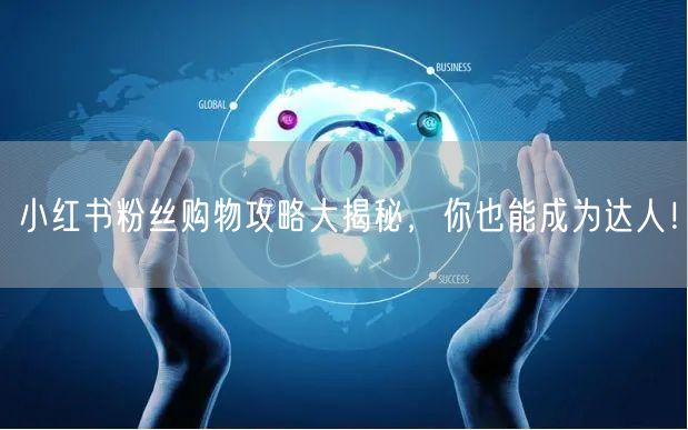 小红书粉丝购物攻略大揭秘，你也能成为达人！