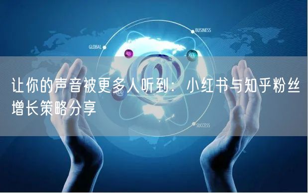 让你的声音被更多人听到：小红书与知乎粉丝增长策略分享