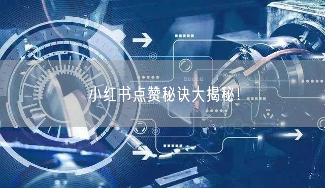 小红书点赞秘诀大揭秘！